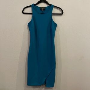 Turquoise blue bodycon dress size xsmall